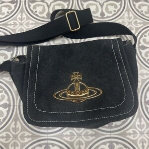 Vivienne Westwood inspired shoulder crossbody messenger bag